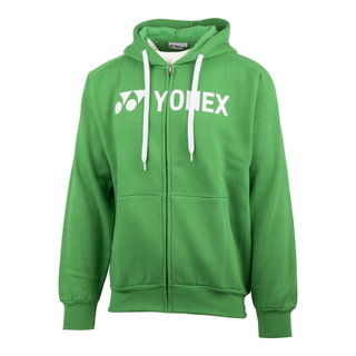 Kurtka z kapturem Yonex Full-Zip Logo Hoodie (mieszanka bawełny) zielona męska
